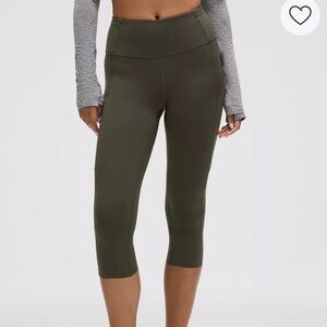 lululemon Olive Green Leggings